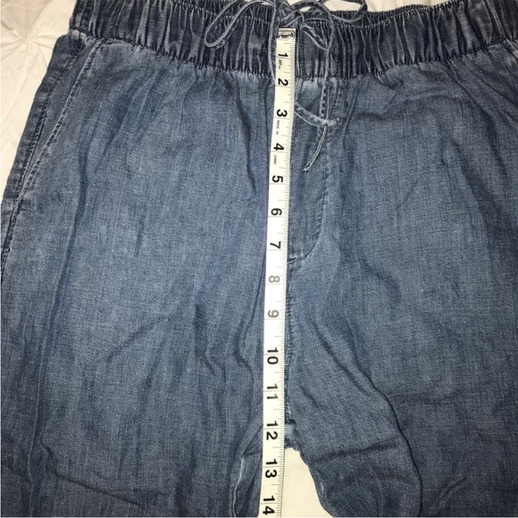 Abercrombie Wide Leg Chambray Pants size Small - Picture 8 of 11